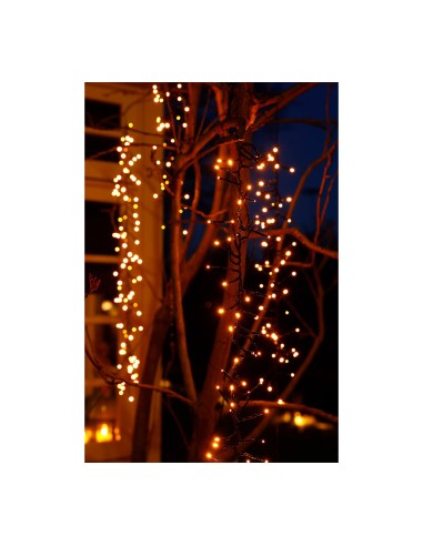 Cortina cascada ideal para árboles con 8...