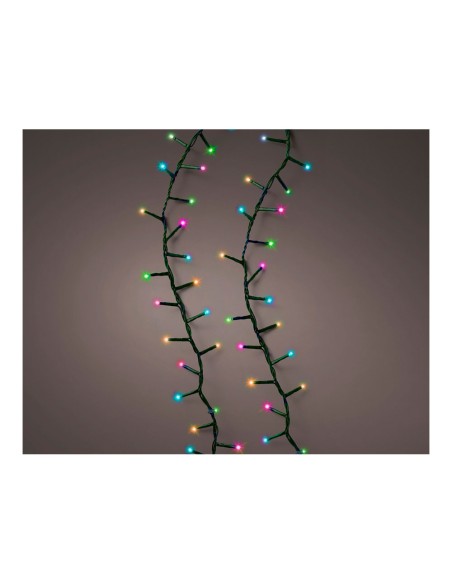 Guirnalda led compact parpadeante multicolor pastel 16m 500 leds cable verde