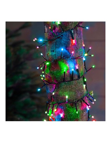 Guirnalda led compact parpadeante multicolor...
