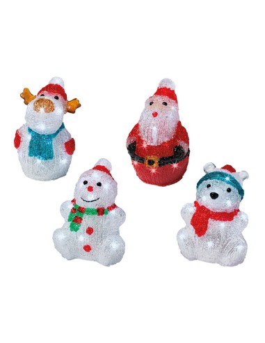 Figura acrilicas led para interior 13x10x16cm...