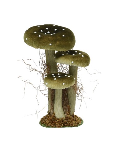 Conjunto 3 setas sobre musgo 14x18x26cm...