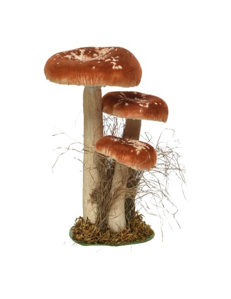 Conjunto 3 setas sobre musgo 14x18x26cm colores/modelos surtidos