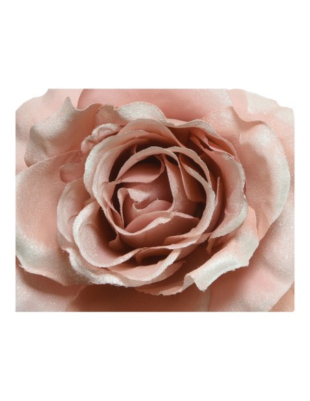 Rosa con clip de poliester colores surtidos ø8,5x14cm