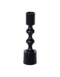 Candelabro vertical 16cm negro