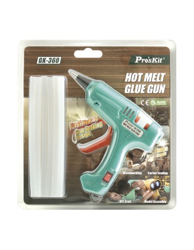 Pistola de pegamento por fusión 20w hrv8959...