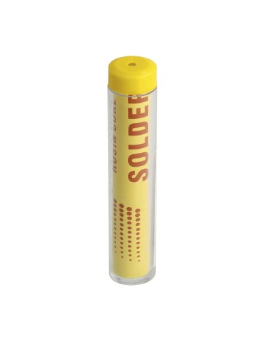 Hilo de estaño 60% sn, 40%pb, 2% flux 1mm tubo de 20g est129 molgar