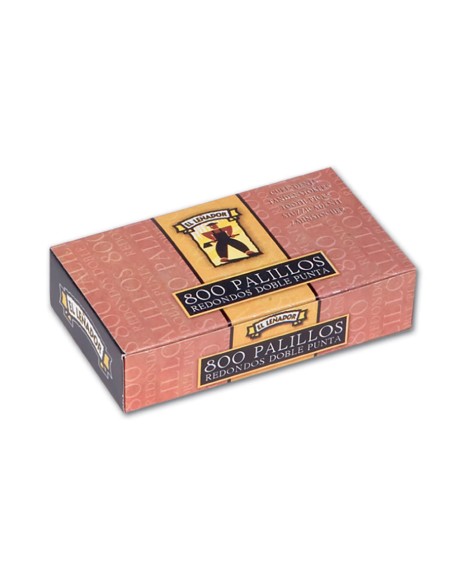 Pack 12 unid. estuches 800 unid. de palillos el leñador