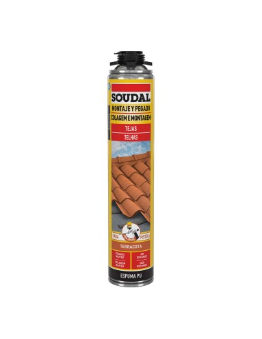 Espuma para teja pistola roja 750 ml
