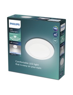 Plafón led circular cinnabar 6 w 4000 k 640 lm ø25 x 7 cm 2
