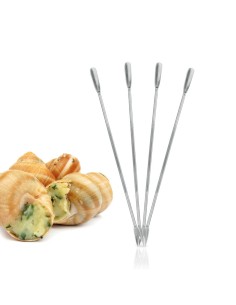 Set de 4 pinchos para marisco 18cm metaltex
