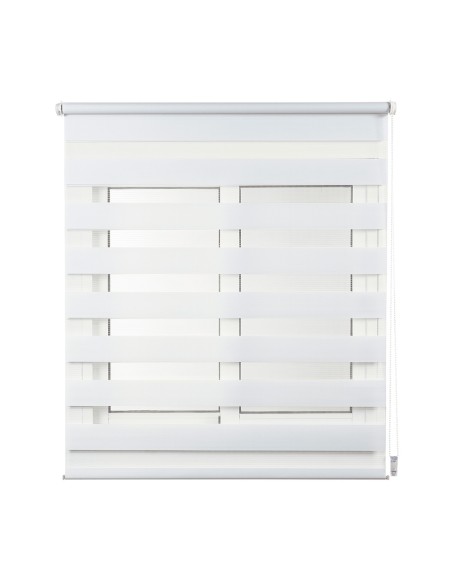 Estor enrollable clip&fix noche&dia blanco 60x180cm cintacor - storplanet