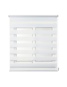 Estor enrollable clip&fix noche&dia blanco 150x180cm cintacor - storplanet