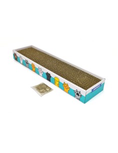 Rascador para gatos con catnip taby cat 48 x 13 x 5 cm