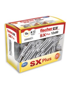 Taco sx plus ø12 x 60 mm, caja 15 uds