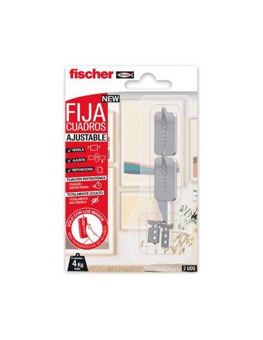 Fijacuadros ajustable (blister 2 unid.) 559043 fischer
