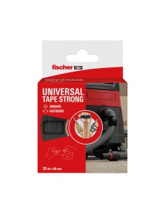 Cinta americana negra 25m x 48mm 560903 fischer 2