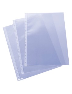 Fundas dina4 80 micras 11 multitaladros pack 100 uds 2