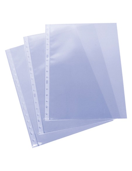 Fundas dina4 80 micras 11 multitaladros pack 100 uds