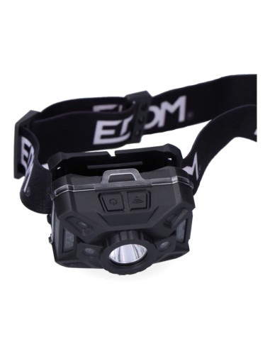 Linterna de cabeza led con interruptor y sensor...