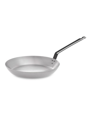 Sarten lyonesa llana con mango para uso profesional ø28 cm