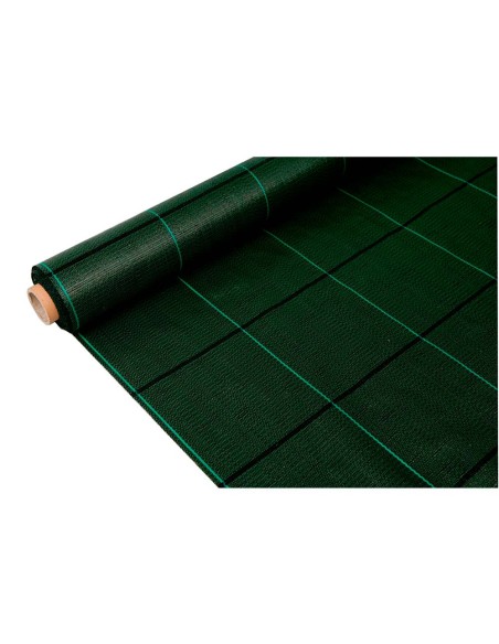 Malla antihierba 100 gr/m² 2 x 10 m color verde