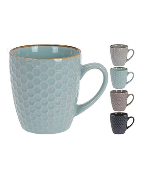 Juego de 4 tazas de café 300 ml colores surtidos
