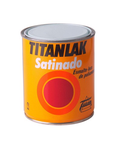 Esmalte laca poliuretano titanlak blanco satinado 750ml titan 11140034