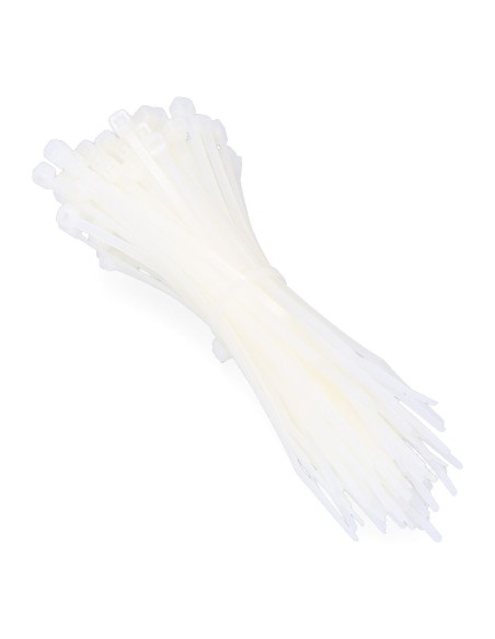 Bridas natural 3,5 x 150 mm nylon alta calidad (bolsa 100 unid.)