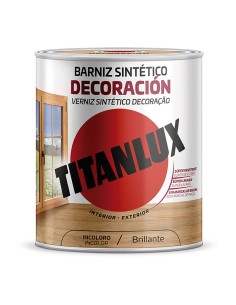Barniz sintético decoración incoloro brillante 0,250l titanlux m10100014