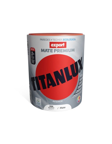 Pintura vinílica lavable export blanco mate premium 750 ml f31110034