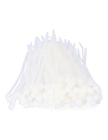 Bridas natural 3,5 x 150 mm nylon alta calidad (bolsa 100 unid.)