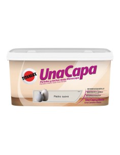 Pintura una capa piedra suave mate interior 4 l 069630204