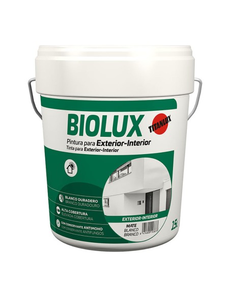 Pintura plastica biolux mate 4 l interior y exterior a62000804