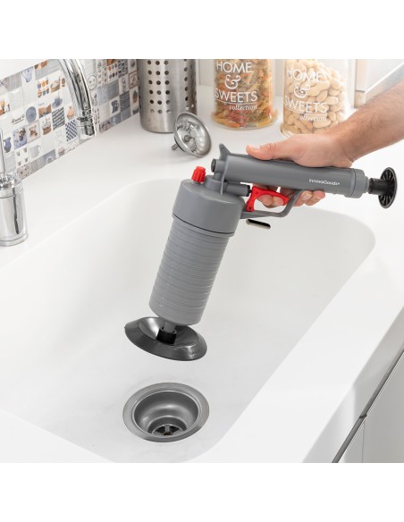 Pistola desatascadora de aire comprimido innovagoods