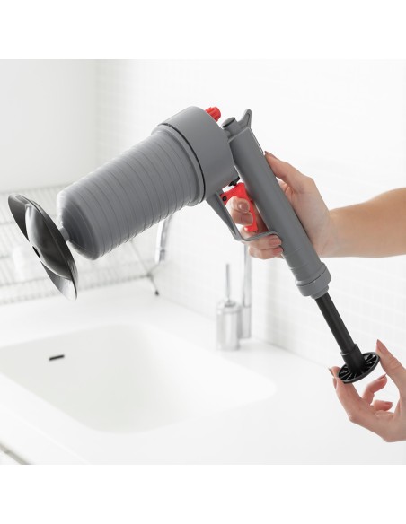 Pistola desatascadora de aire comprimido innovagoods