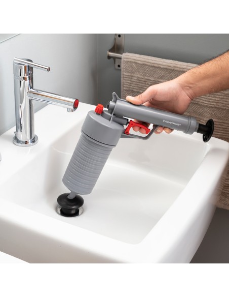 Pistola desatascadora de aire comprimido innovagoods
