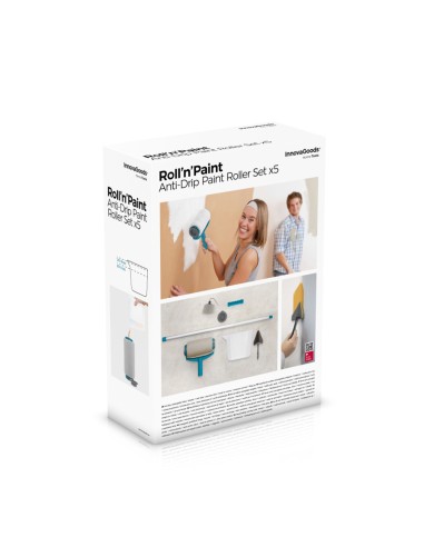 Set de rodillos de pintura recargables innovagoods