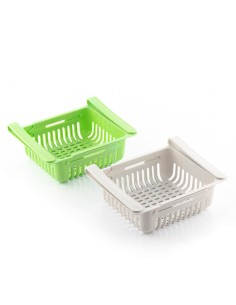 Pack de 2 organizadores ajustables para nevera innovagoods 2