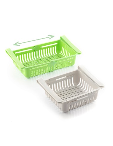 Pack de 2 organizadores ajustables para nevera...
