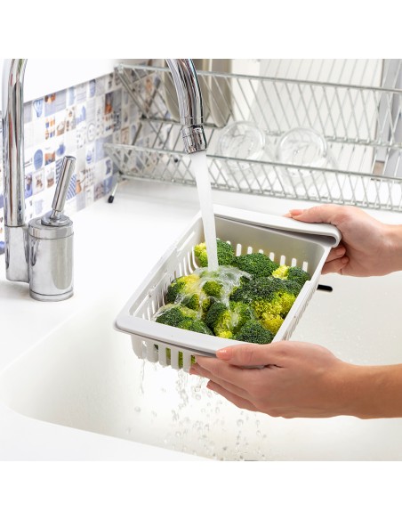 Pack de 2 organizadores ajustables para nevera innovagoods