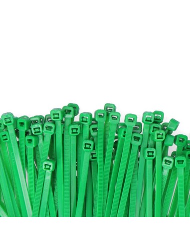 Bridas verdes 3,5 x 150 mm nylon alta calidad...
