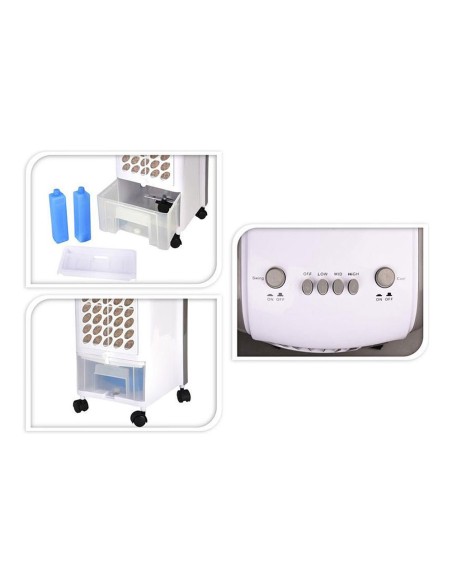 Climatizador por agua 80w 3,6l 24 x 26 x 57 cm edm