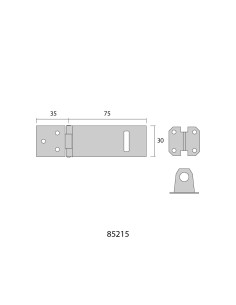 Portacandados de zinc 76 mm 2