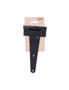 Bisagra en forma de t 185 x 90 mm de hierro negro epoxy