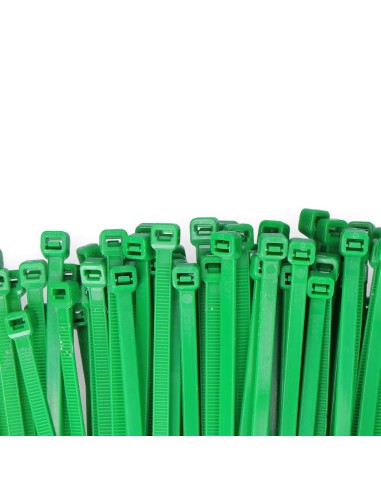 Bridas verdes 4,8 x 380 mm nylon alta...