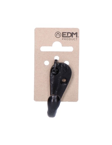 Colgador de forja negro 4 x 4,5 cm