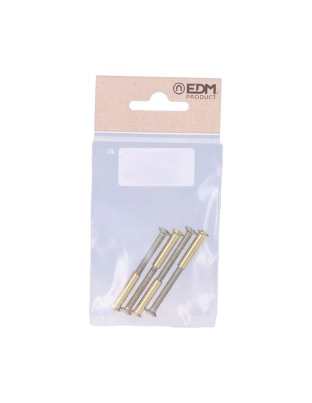 4 tornillos ensamble latón