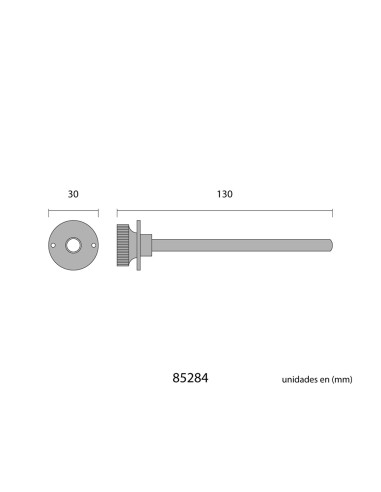 Seguro de persiana blanco