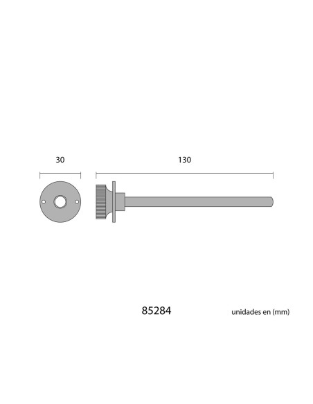 Seguro de persiana blanco