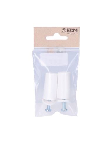 Topes para persiana blanco 40 mm largo, 2 unidades